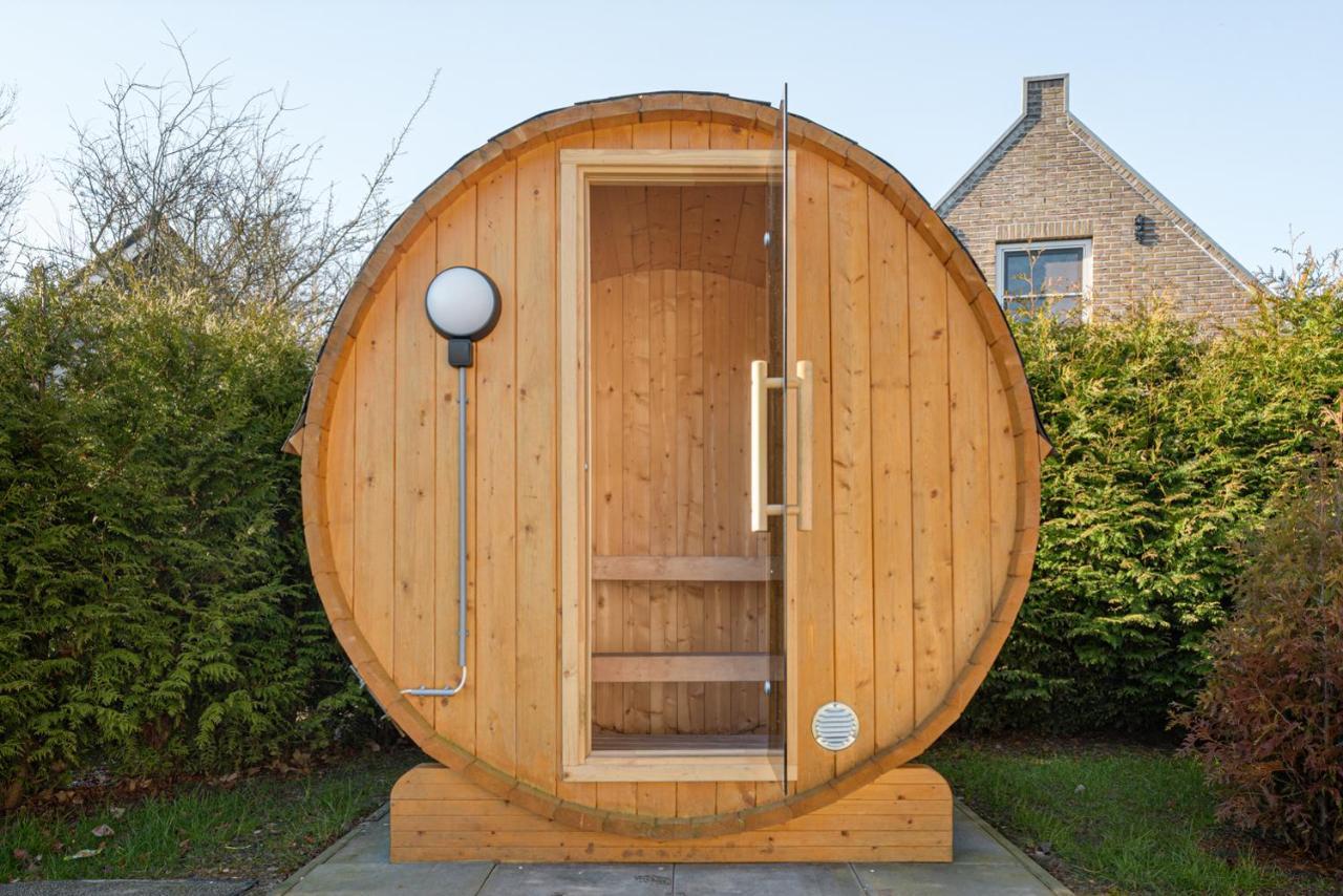 The Frisian Beach House Met Scandinavische Barrel Sauna Villa Tzummarum Esterno foto