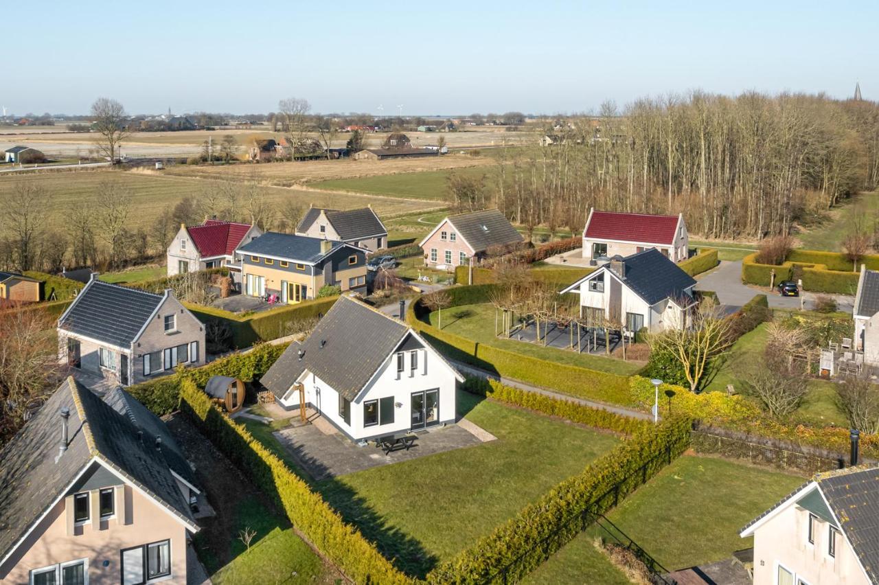 The Frisian Beach House Met Scandinavische Barrel Sauna Villa Tzummarum Esterno foto