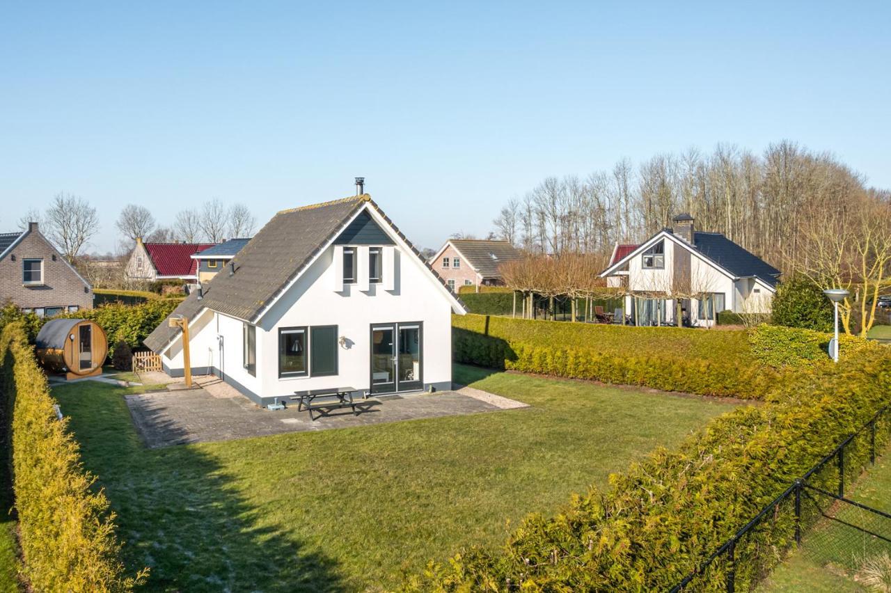 The Frisian Beach House Met Scandinavische Barrel Sauna Villa Tzummarum Esterno foto